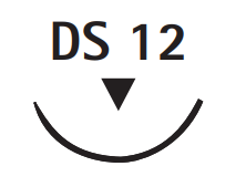 Dafilon blau - 6/0 - metric 0.7 - 45cm - DS12 - C0932060