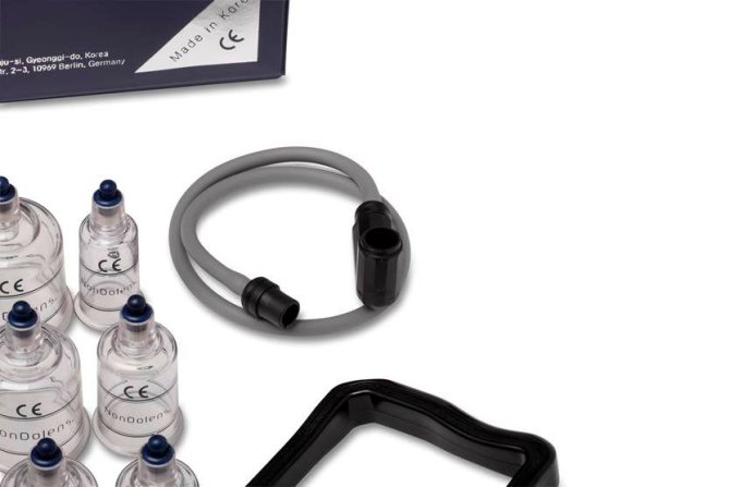 Schröpf-Set mit Pumpe