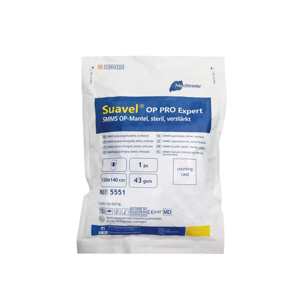Meditrade Suavel® OP PRO-Mantel XXL 170 x 160 cm | Standard - 30 Stück