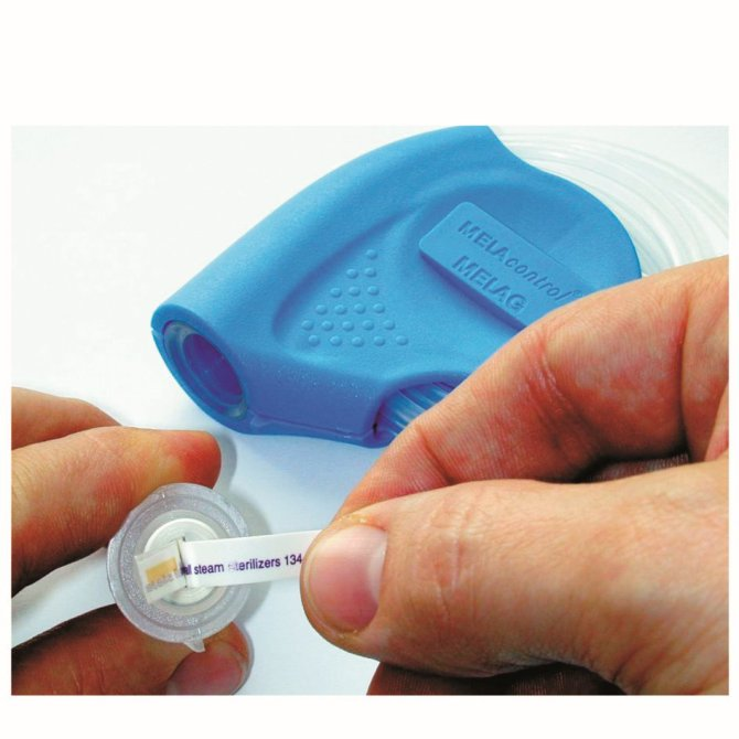 MELAG MELAcontrol® Praxis-Set 1 Prüfkörper (Helix) und 250 Indikatoren