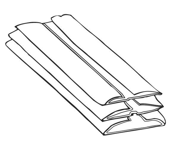 ZVG Falthandtücher Tissue hochweiß, 25 x 33 cm, C-Faltung - 3.072 Stück