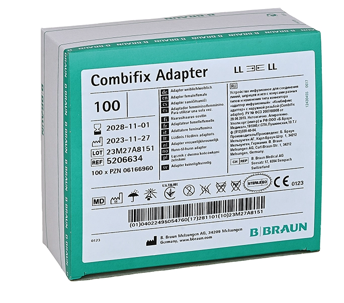 B. Braun Adapter für weibl./weibl. Verbindungen