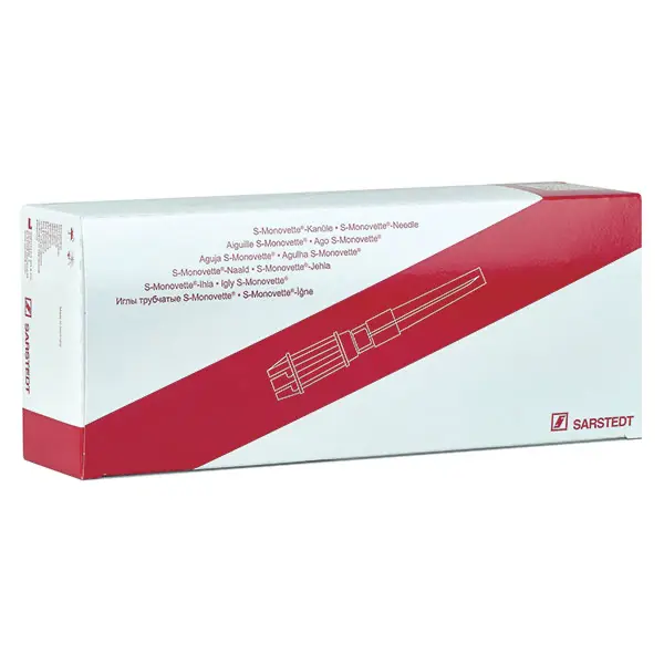 Sarstedt S-Monovette® Kanüle - 21G x 1 1/2'' 38 mm x 0,8 mm - grün
