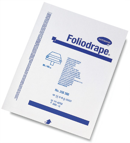 Hartmann Foliodrape Instrumententischbezug - 80 x 145 cm - 25 Stück