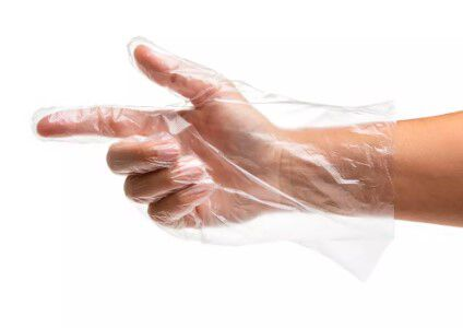 Ampri PE-Folien-Handschuhe - Damen - gehämmert - 100 Stück