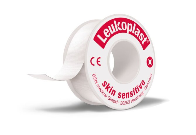Leukoplast Skin Sensitive - 1.25cm x 2.6m, 24 Stück, mit Schutzring
