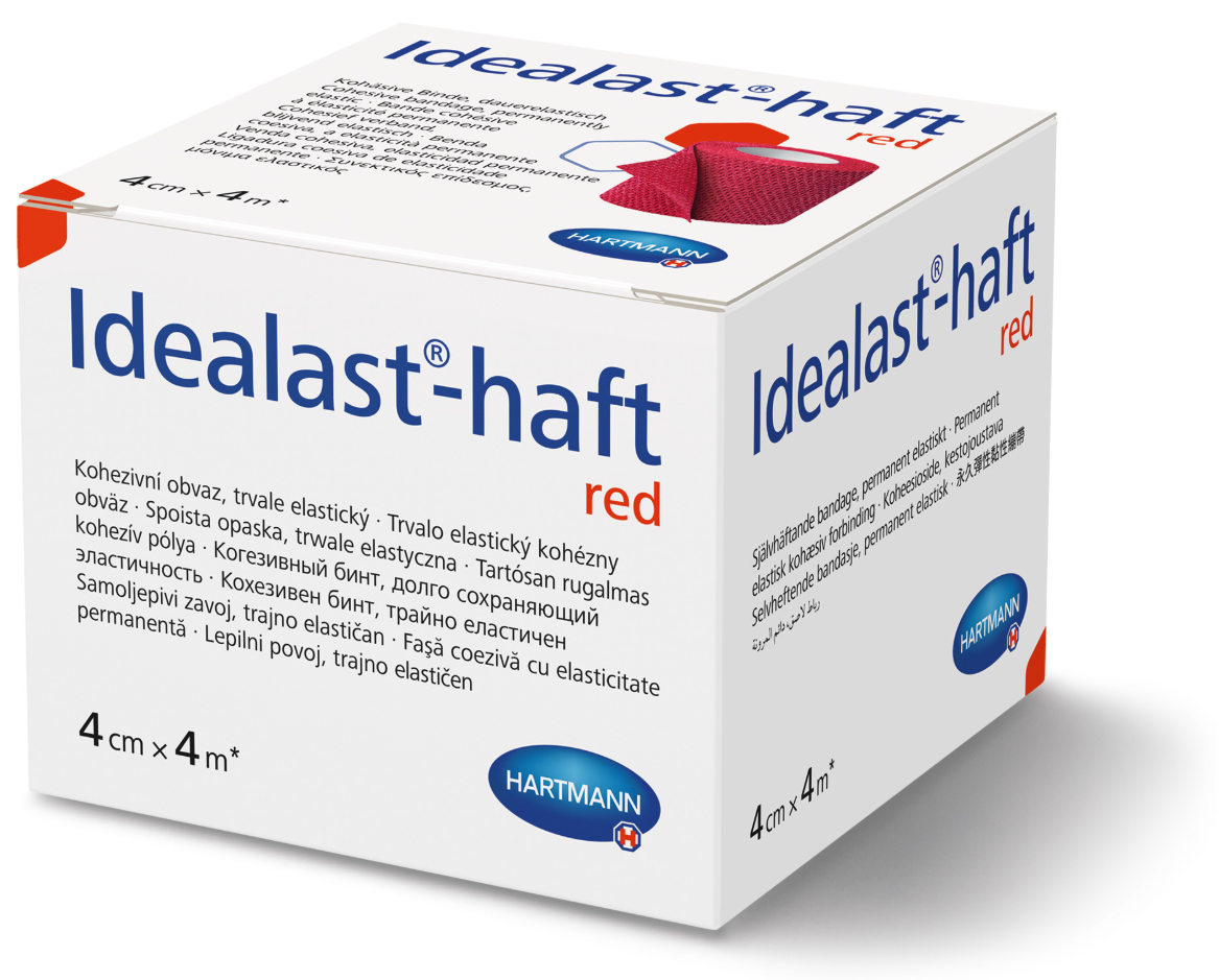 Idealast-haft Color Hartmann, rot, 4 cm x 4 m, 1 Stück