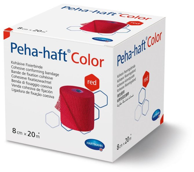 Idealast-haft Color Hartmann, rot, 8 cm x 4 m, 1 Stück