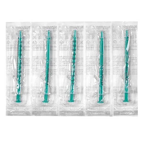 Injekt F, Einmal-Spritze, ohne Totraum, steril, 1 ml, ohne Kanüle - 100 Stück