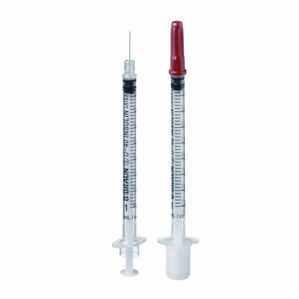 B. Braun Insulin-Spritze Omnican® 0,30 x 12 mm | F ; 1.0 ml; aufgesetzte Kanüle