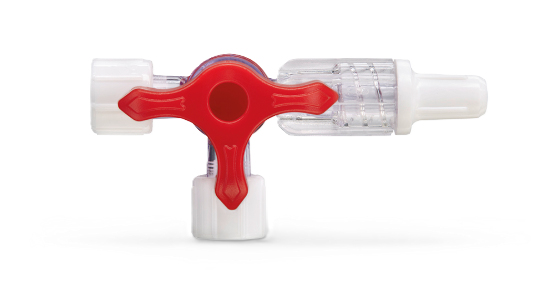 Fresenius Polyway Pro Dreiwegehahn rot - 50 Stück