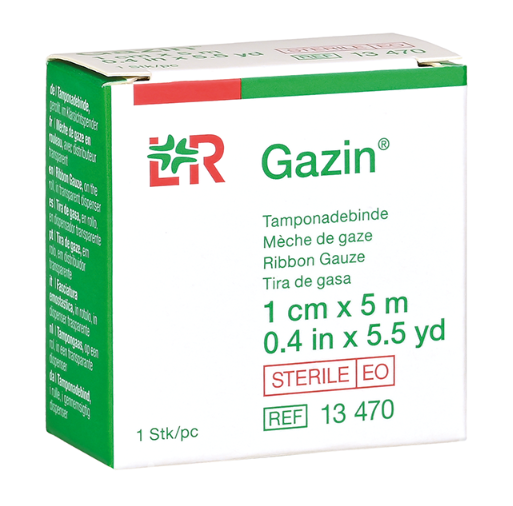 Lohmann & Rauscher Gazin® Tamponadebinden - 1 cm x 5 m