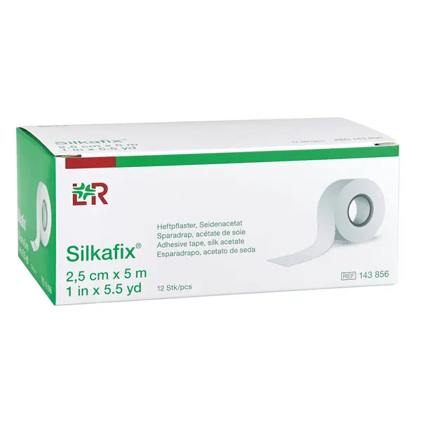 Lohmann&Rauscher Rollenpflaster Silkafix®, 1.25 cm x 9,2 m, 24 Stück