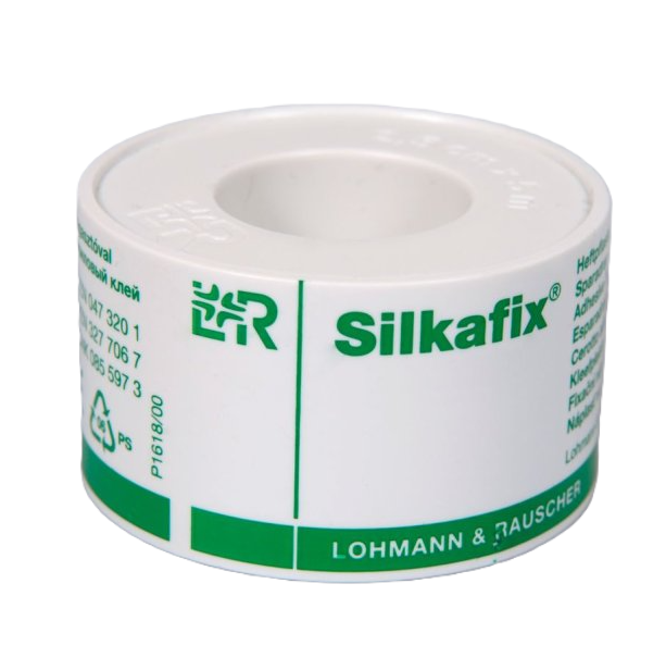 Lohmann&Rauscher Rollenpflaster Silkafix®, 2,50 cm x 5 m, 12 Stück