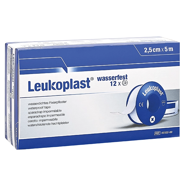 Leukoplast® wasserfest Rollenpflaster, 5 cm x 5 m, 6 Stück
