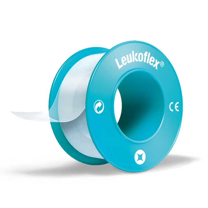 Leukoflex® Rollenpflaster, ohne Schutzring, 1,25 cm x 5 m, 24 Stück