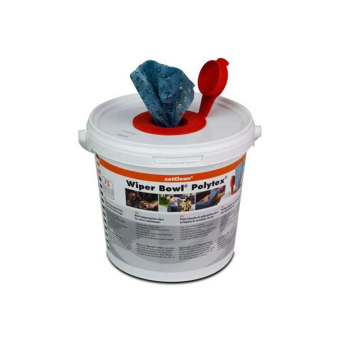 ZVG Spendereimer Wiper Bowl® Polytex -  inkl 72 feuchte Reinigungstücher