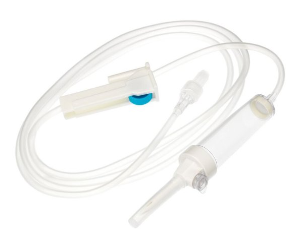 Becton Dickinson Infusionsgerät Schwerkraftfusion, 0,5 bar druckbeständig; ohne AutoPrime-Kappe, ohne Rückschlagventil | Schlauchlänge 158 cm. Füllvolumen 11 ml