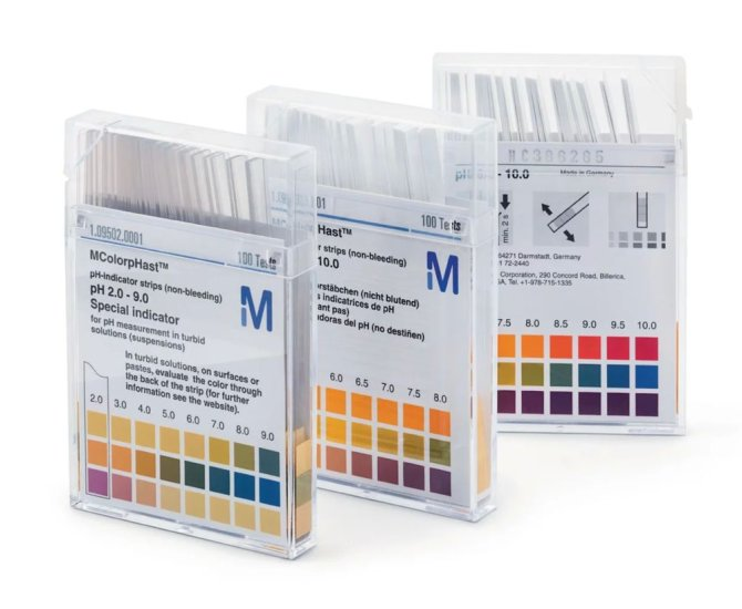 Merck pH-Indikatorstäbchen nicht blutend pH-Wert 2,0 - 9,0 - 100 Stück