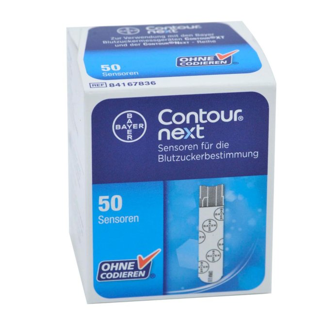 Contour Next, Blutzuckermessstreifen, 50 Teststreifen ( auch für Contour XT )