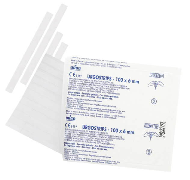 Urgo Urgostrips Wundnahtstreifen, 75 x 6 mm, 50 x 3 Stück