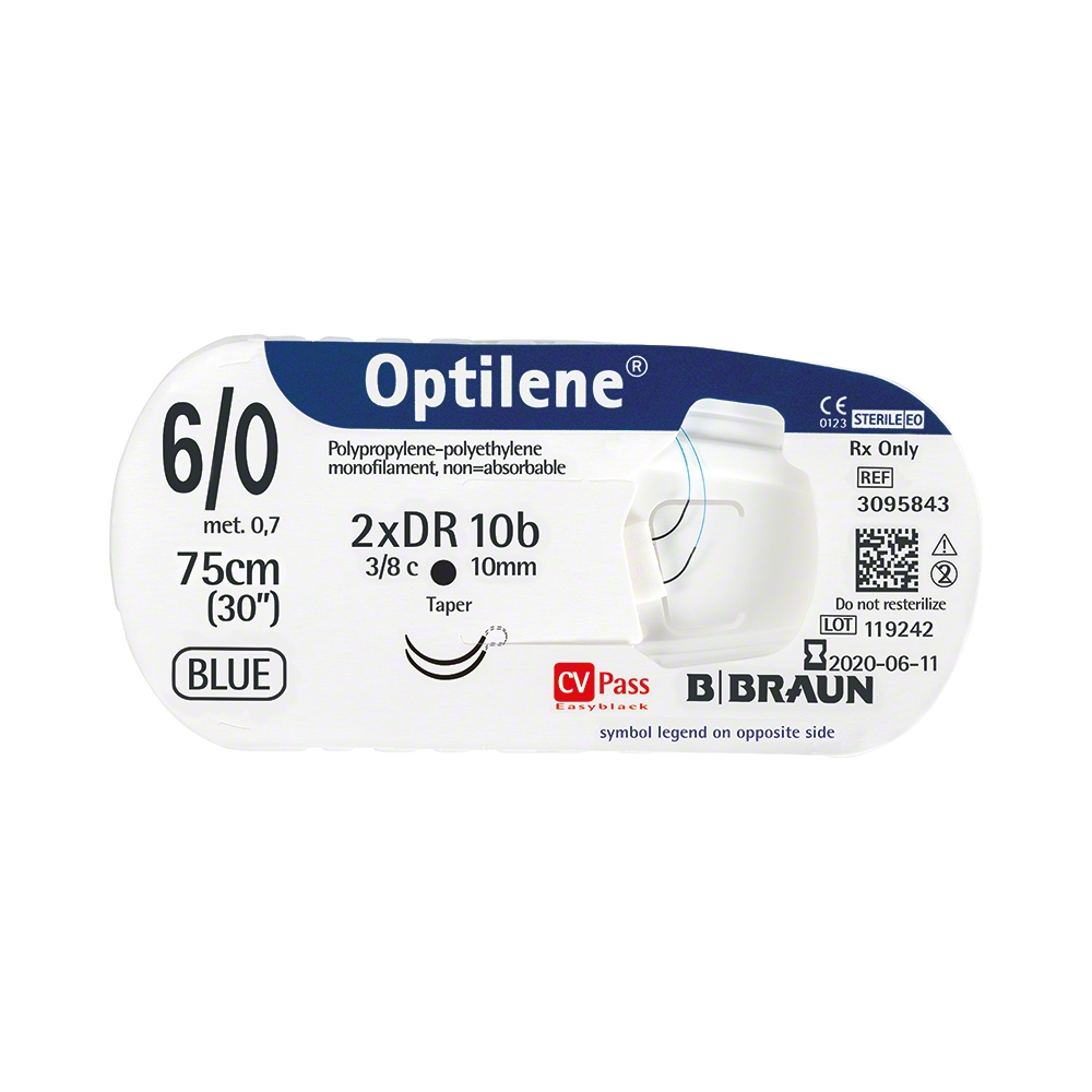 Optilene blau - 3/0 - metric 2 - 45cm - DS19 - C3090221
