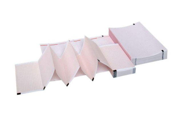 EKG-Thermopapier für SCHILLER EKG AT-1 G2, 80 x 70 mm, 20 Stück á 314 Blatt